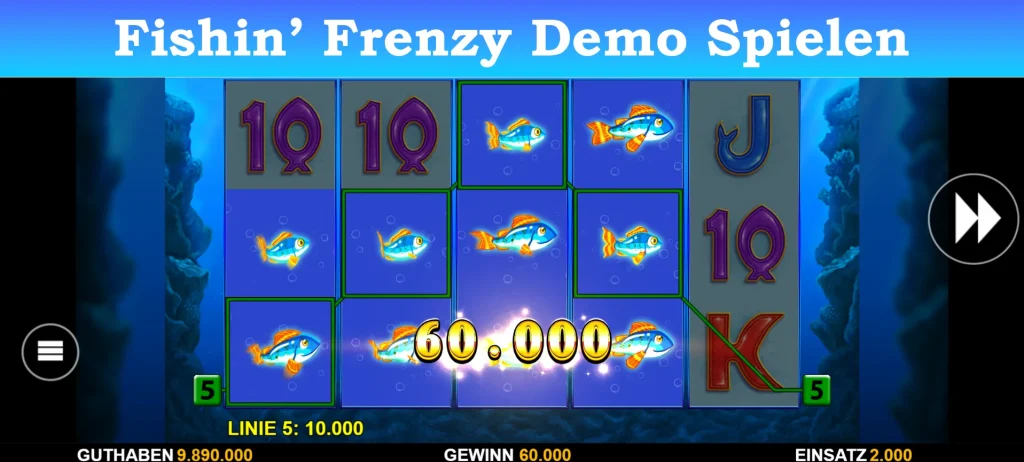 fishin frenzy demo spielen