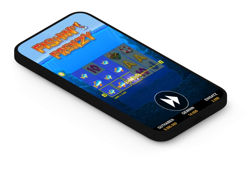fishin frenzy merkur app