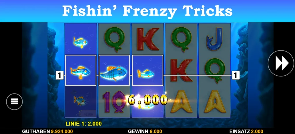 fishin frenzy tricks