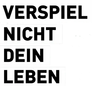 verspiel nicht dein leben logo